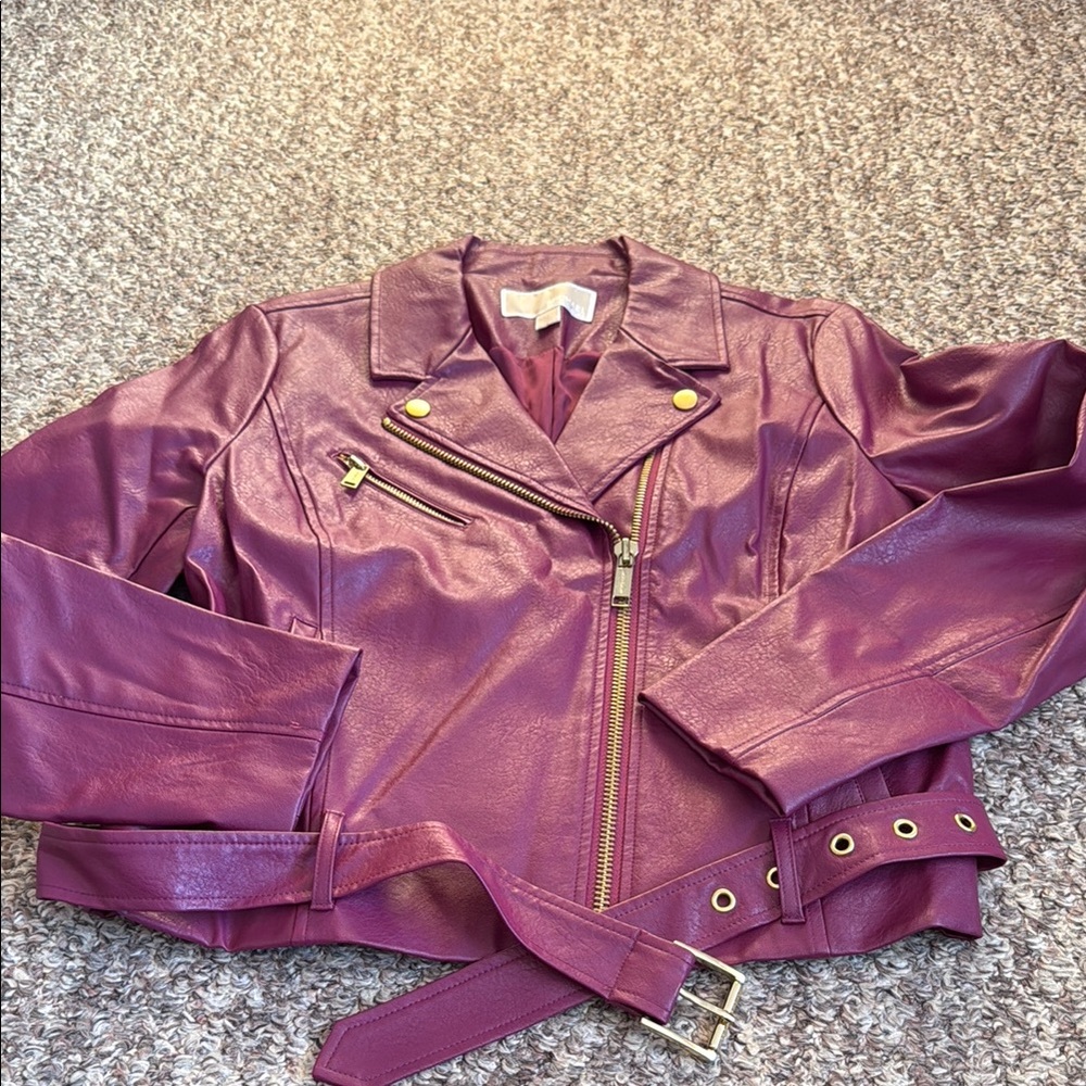 Michael Kors faux leather jacket